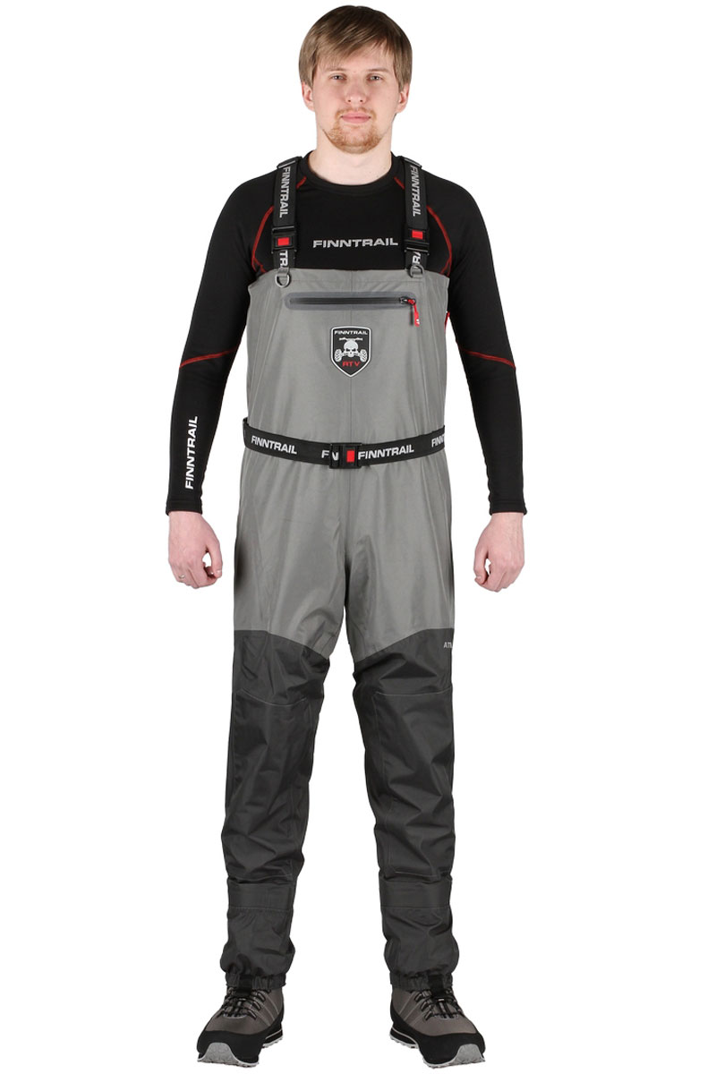 Вейдерсы Athletic Plus Gray, "дышащий" полиэстер