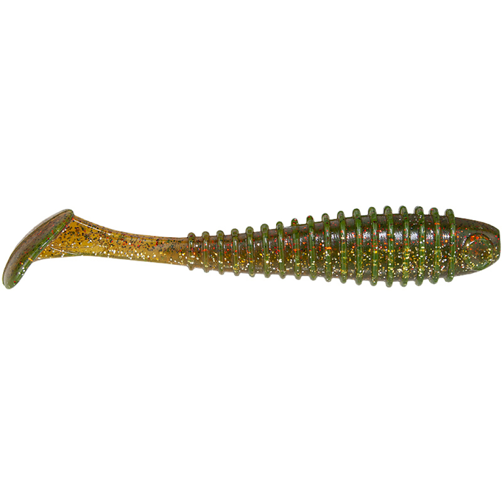 Виброхвост Tubby Daddy 6.5", 3шт, 01 Motor Oil